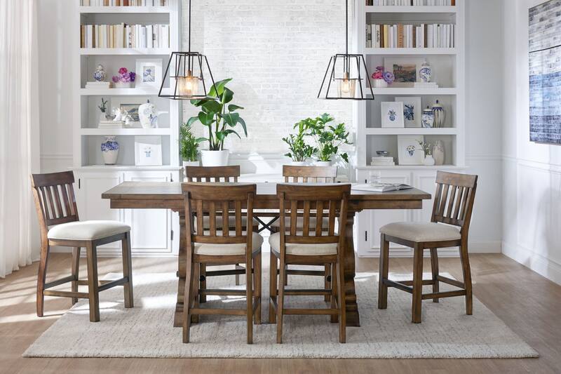 Charthouse CounterHeight Dining Table and 6 Stools Value City Furniture