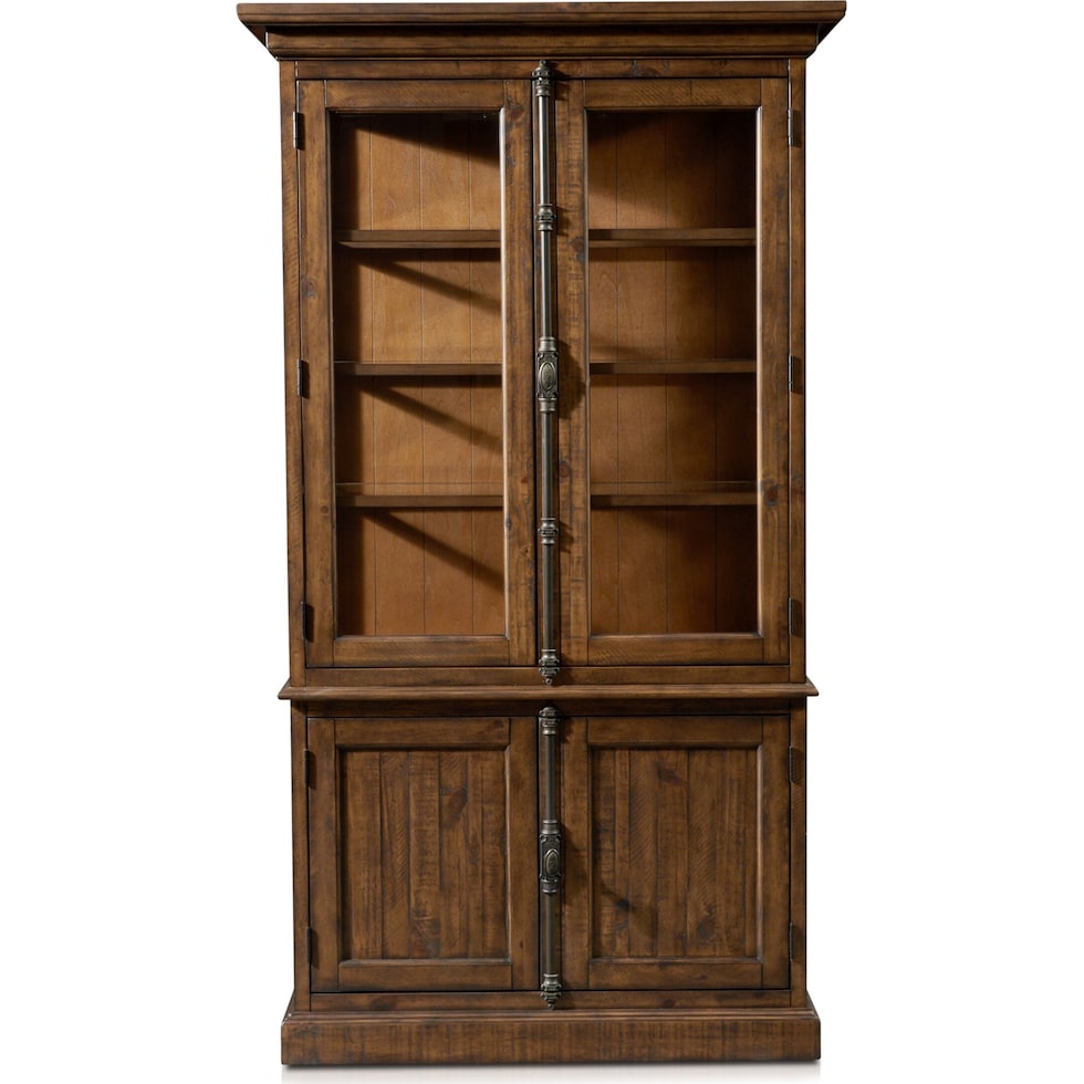 charthouse light brown curio   