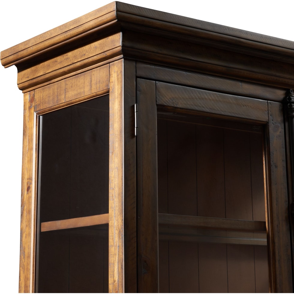 charthouse light brown curio   