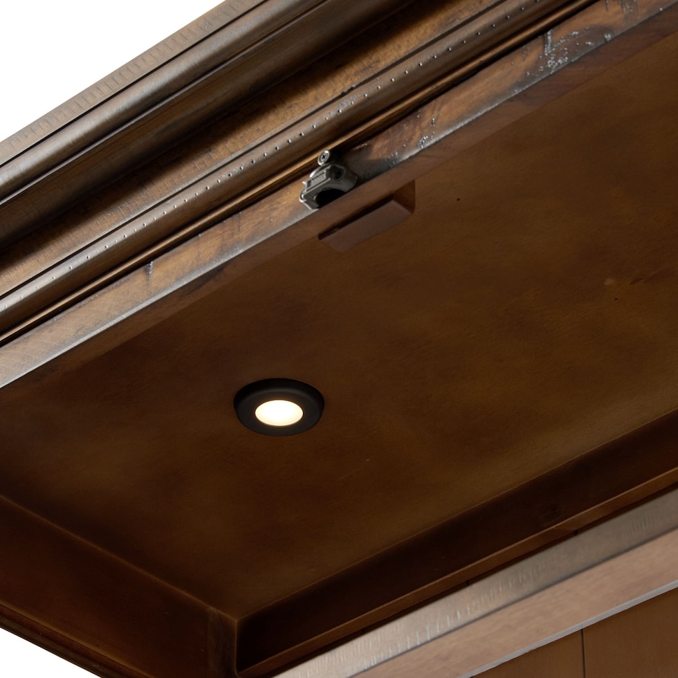 charthouse light brown curio   