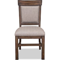 charthouse light brown dining chair   