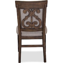 charthouse light brown dining chair   