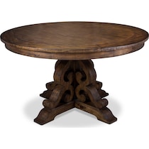 charthouse light brown dining table   