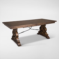 charthouse light brown dining table web   