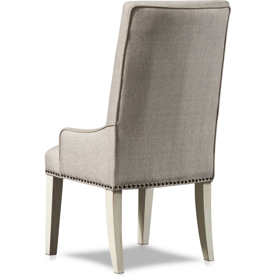 Charthouse Rectangular Extendable Dining Table, 2 Host Chairs and 6