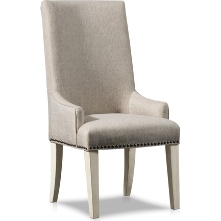 Charthouse Host Chair - Alabaster