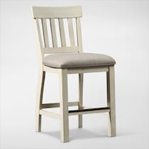 charthouse white counter height stool   