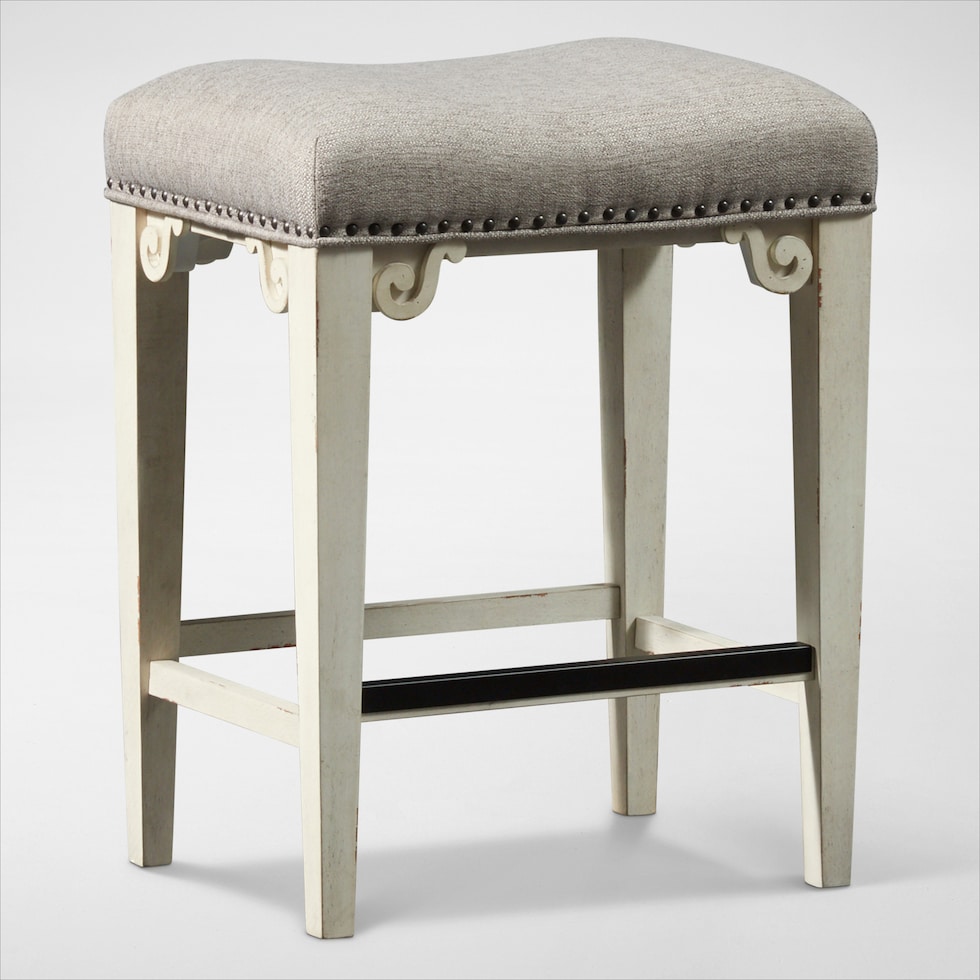 charthouse white counter height stool web   