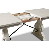 charthouse white counter height table   