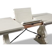 charthouse white counter height table   