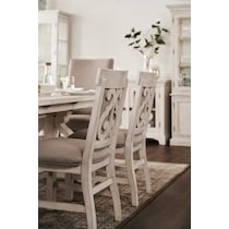 charthouse white dining chair   