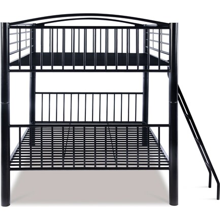 Chase Full over Full Bunk Bed - Black