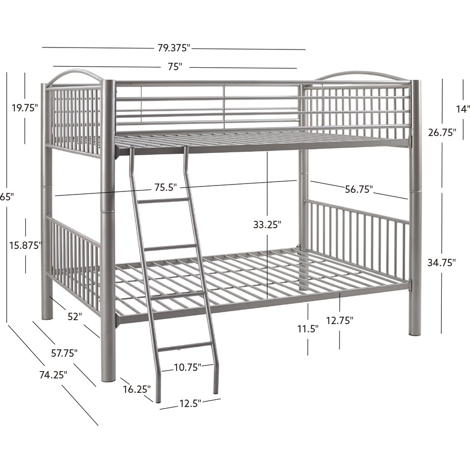 Chase Bunk Bed | Value City Furniture