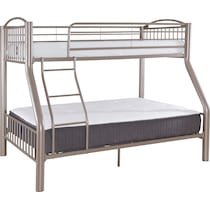 chase gray twin over full bunk bed   