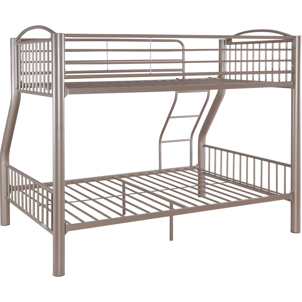 chase gray twin over full bunk bed   