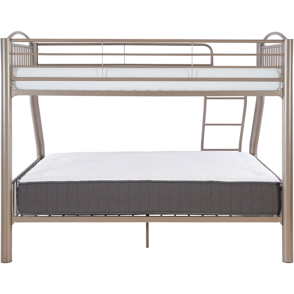 chase gray twin over full bunk bed   