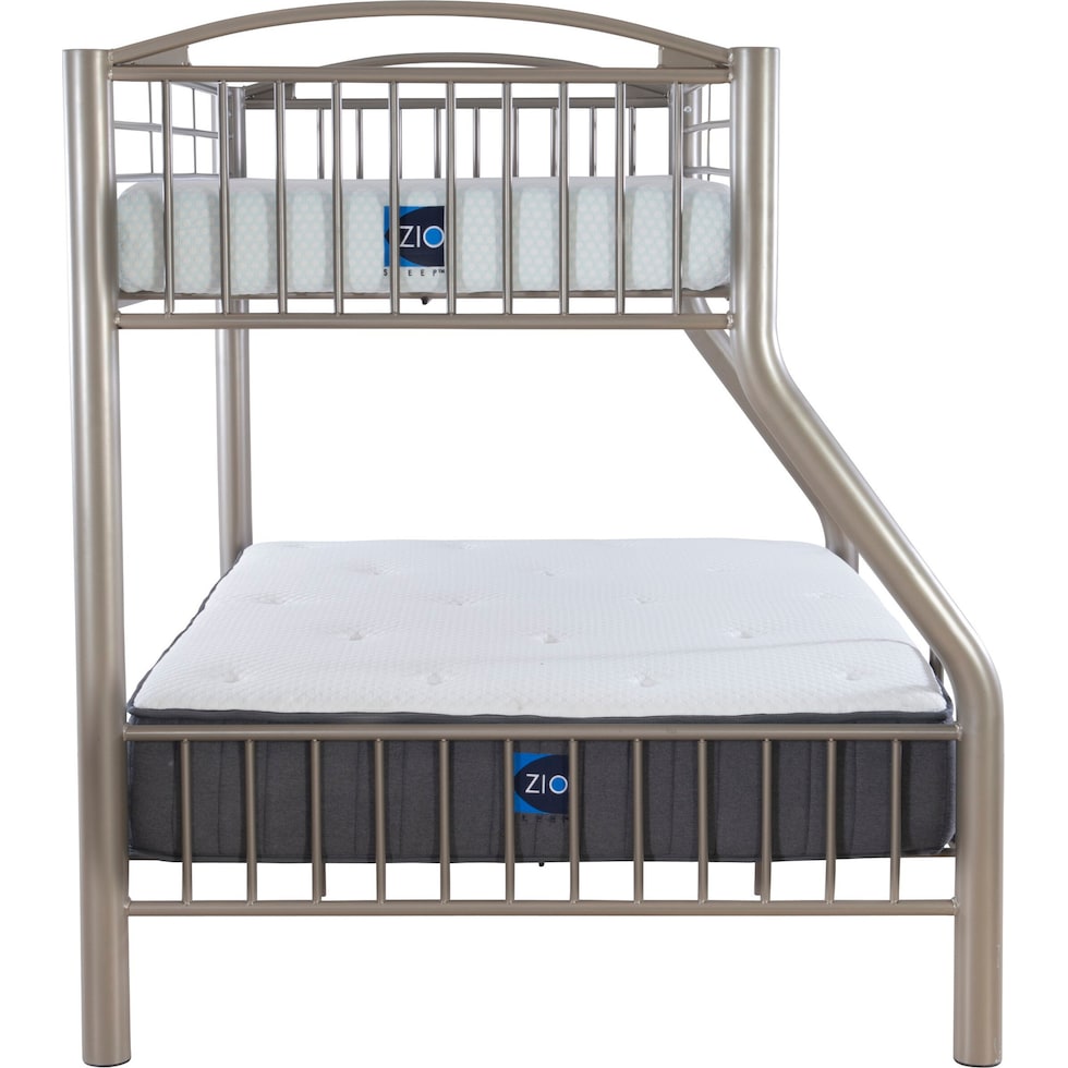 chase gray twin over full bunk bed   