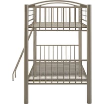chase gray twin over twin bunk bed   