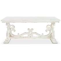 chasen white coffee table   
