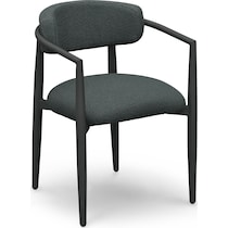 chatham black outdoor dining chair   