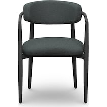 chatham black outdoor dining chair   