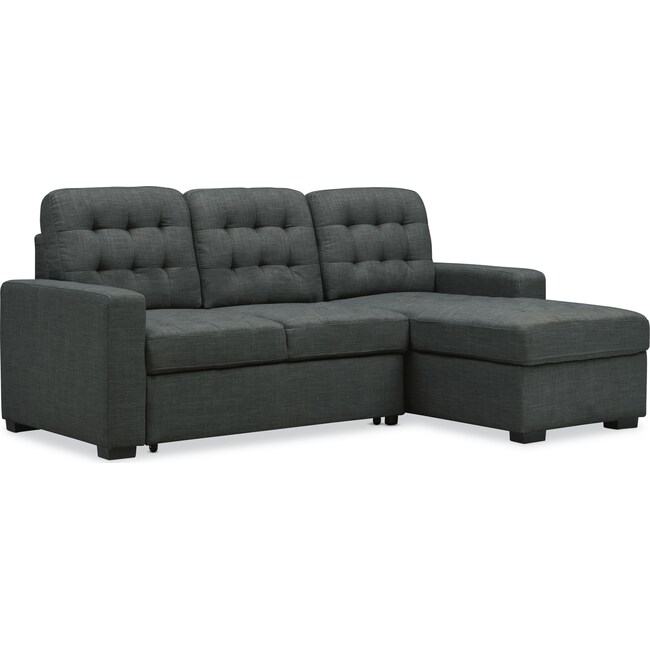 Living Room Furniture - Chatman 2-Piece Sleeper Sectional with Chaise