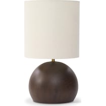 chaz brown table lamp   