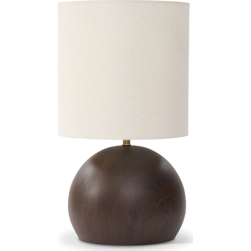 chaz brown table lamp   