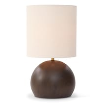 chaz brown table lamp   