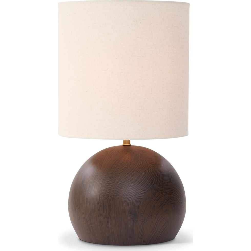 chaz brown table lamp   