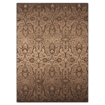 chelsea chocolate dark brown area rug ' x '   