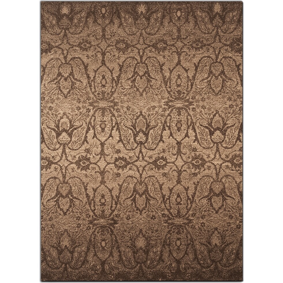 chelsea chocolate dark brown area rug ' x '   