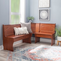 chelsea dark brown bench   