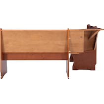 chelsea dark brown bench   