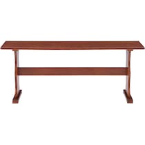 chelsea dark brown bench   