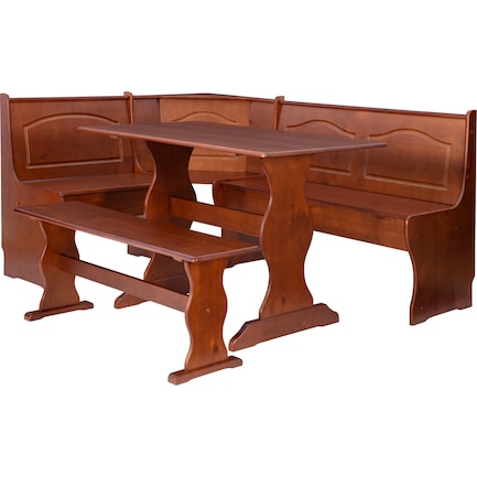 Chelsea Dining Table, Banquette and Bench - Walnut