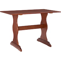 chelsea dark brown dining table   