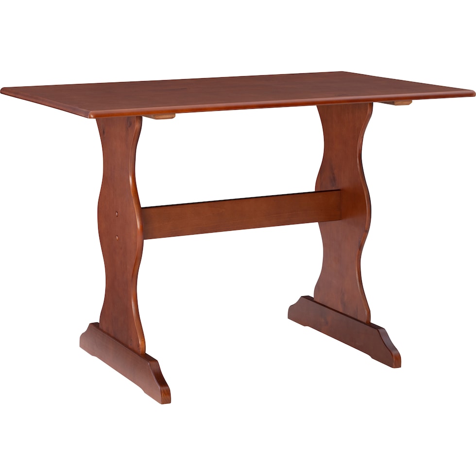 chelsea dark brown dining table   