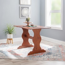 chelsea dark brown dining table   