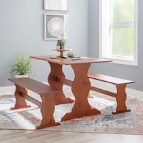 chelsea dark brown dining table   