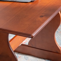 chelsea dark brown dining table   