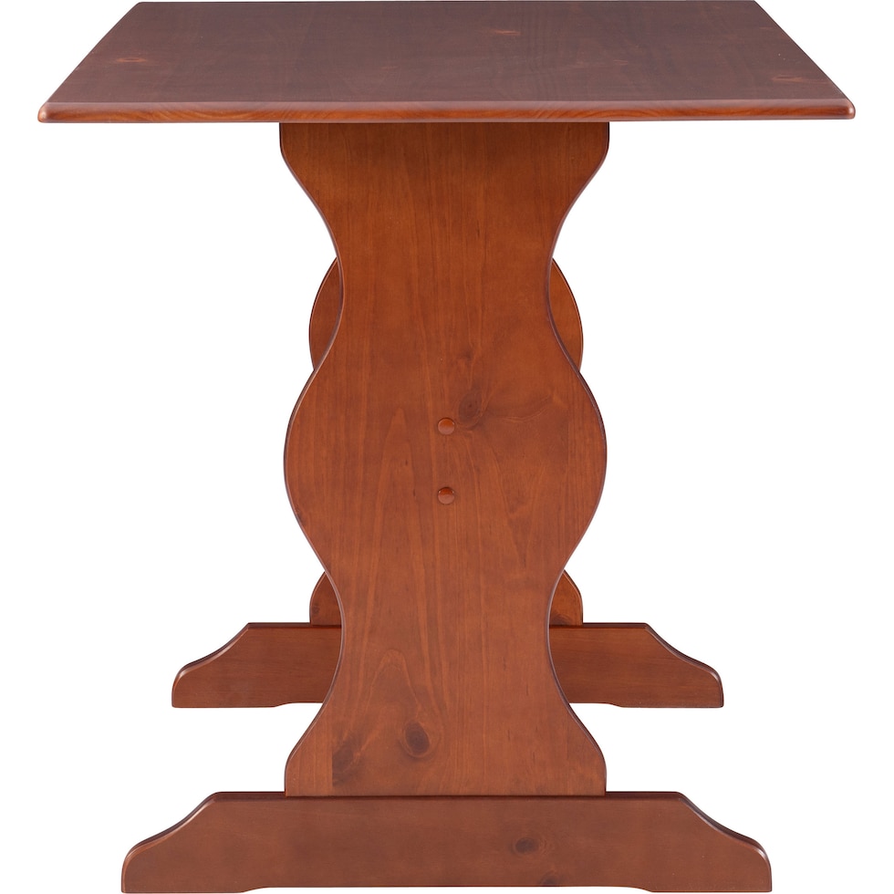 chelsea dark brown dining table   