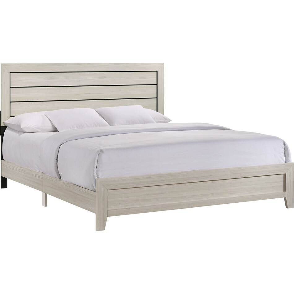 chesham gray king bed   