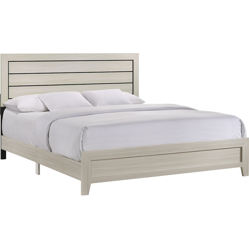 chesham gray queen bed   
