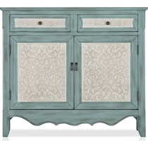 chesterland blue accent chest   