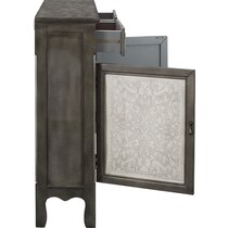 chesterland gray console table   