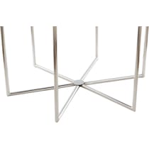 chevie black white side table   