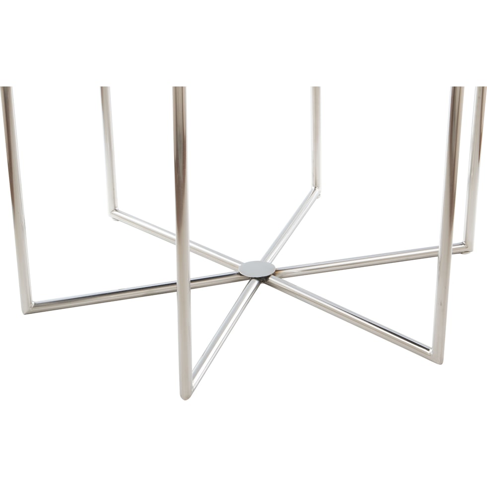 chevie black white side table   