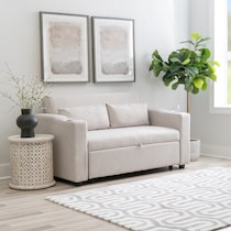 chiara gray sofa bed   