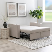 chiara gray sofa bed   